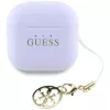 TWS Guess Glossy Effect Nyomtatott Klasszikus Logó & Charm Fejhallgat-3666339338565 5 kép