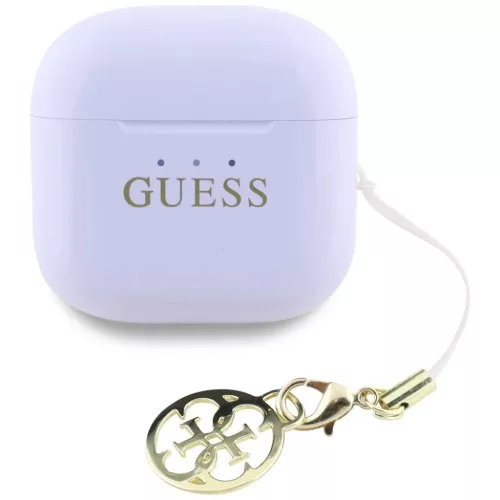 TWS Guess Glossy Effect Nyomtatott Klasszikus Logó & Charm Fejhallgat-3666339338565 5 kép