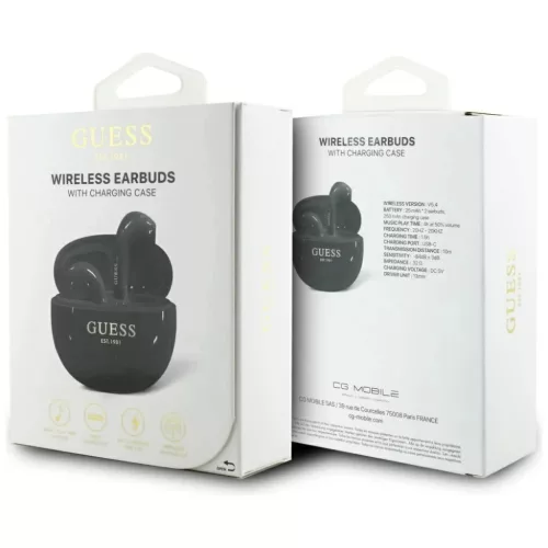 Fényes Hatású Tojás Alakú Nyomtatott Klasszikus Logós Guess Veze-3666339385941 6 kép