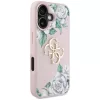  iPhone 16 rózsaszín Guess Grained Roses Big 4G logo tok-3666339427078 4 kép