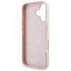  iPhone 16 rózsaszín Guess Grained Roses Big 4G logo tok-3666339427078 7 kép