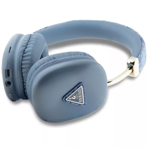 Guess Triangle Logo 4G Bluetooth Over-Ear Fejhallgató - Kék-3666339239831 2 kép