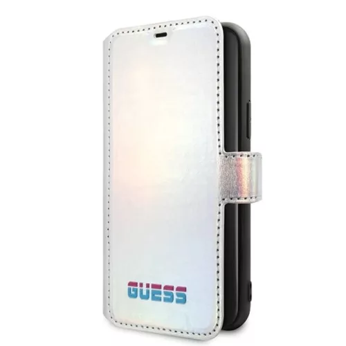 Guess Iridescent Fliptok iPhone 11 Pro ezüst (GUFLBKN58BLD)-3700740461549 5 kép