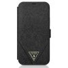 iPhone 12 Pro MAX Guess Saffiano GUFLBKP12LVSATMLBK fliptok fekete