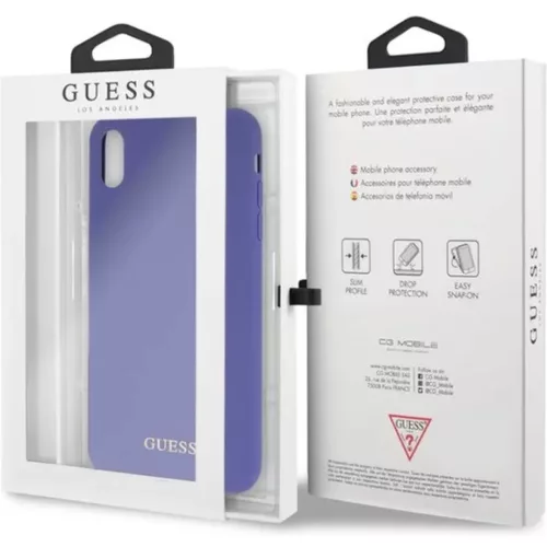 iPhone XS MAX Guess lila színű kemény tok (GUHCI65LSGLUV)-3700740437377 5 kép