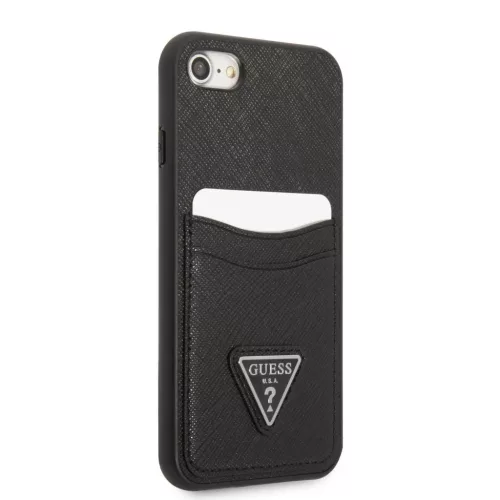 iPhone 7/8/SE 2020/SE 2022 Guess Saffiano tok dupla kártyatartóval f-3666339050177 4 kép