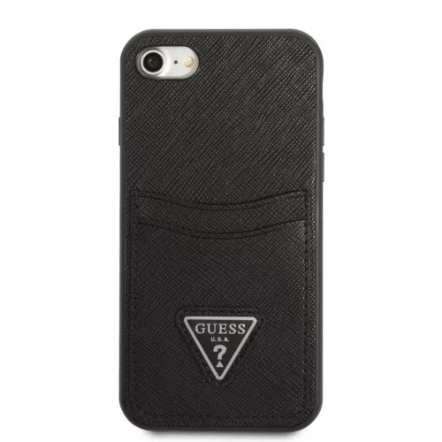 iPhone 7/8/SE 2020/SE 2022 Guess Saffiano tok dupla kártyatartóval f-3666339050177 5 kép