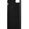 iPhone 7/8/SE 2020/SE 2022 Guess 4G Szilikon Metal Logo tok fekete (GU-3666339050238 3 kép