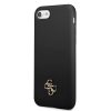 iPhone 7/8/SE 2020/SE 2022 Guess 4G Szilikon Metal Logo tok fekete (GU-3666339050238 5 kép
