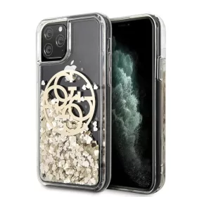 iPhone 11 Pro arany tok Guess Circle Liquid Glitter (GUHCN58LGGITDGO)-3700740472255 1 kép