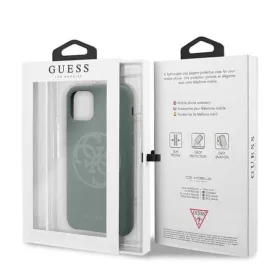 Guess Silicone 4G Tone On Tone iPhone 11 Pro tok khaki színben-3700740470435 2 kép