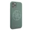 Guess Silicone 4G Tone On Tone iPhone 11 Pro tok khaki színben-3700740470435 4 kép