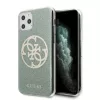 Guess Saffiano 4G Circle Logo iPhone 11 Pro tok flitteres keki-3700740469705 1 kép