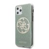 Guess Saffiano 4G Circle Logo iPhone 11 Pro tok flitteres keki-3700740469705 2 kép