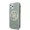 Guess Saffiano 4G Circle Logo iPhone 11 Pro tok flitteres keki-3700740469705 2 kép