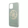 Guess Saffiano 4G Circle Logo iPhone 11 Pro tok flitteres keki-3700740469705 4 kép
