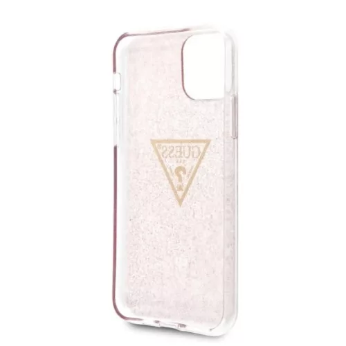Guess Glitter Triangle tok iPhone 11 Pro pink (GUHCN58SGTLPI)-3700740461457 6 kép