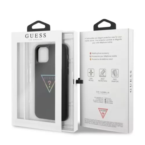 Guess Glitter Triangle tok iPhone 11 Pro fekete-3700740463529 6 kép