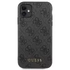 Guess GUHCN61G4GFGR iPhone 11 6,1" szürke tok 4G Metal Gold Logo-3700740493885 3 kép