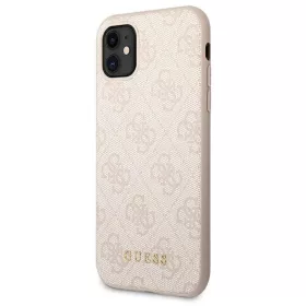 Guess GUHCN61G4GFPI iPhone 11 6,1" rózsaszín kemény tok 4G Metal Go-3666339016241 2 kép