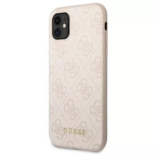 Guess GUHCN61G4GFPI iPhone 11 6,1" rózsaszín kemény tok 4G Metal Go-3666339016241 2 kép