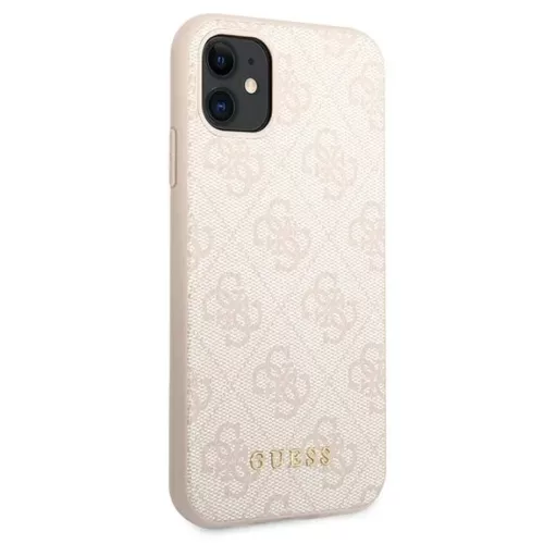 Guess GUHCN61G4GFPI iPhone 11 6,1" rózsaszín kemény tok 4G Metal Go-3666339016241 4 kép