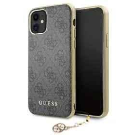 iPhone 11 GUESS GUHCN61GF4GGR 4G Charms tok szürke-3666339016333 6 kép