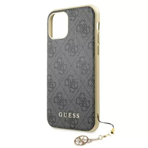 iPhone 11 GUESS GUHCN61GF4GGR 4G Charms tok szürke-3666339016333 2 kép