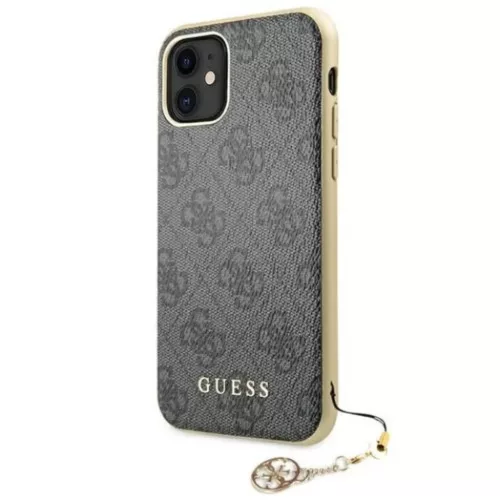 iPhone 11 GUESS GUHCN61GF4GGR 4G Charms tok szürke-3666339016333 4 kép