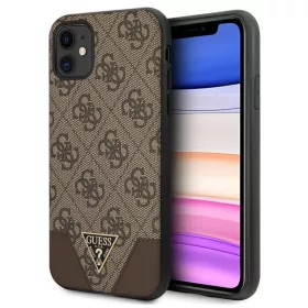 iPhone 11 Guess GUHCN61PU4GHBR 4G Triangle fekete
