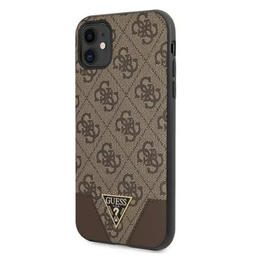 iPhone 11 Guess GUHCN61PU4GHBR 4G Triangle fekete-3666339016302 2 kép