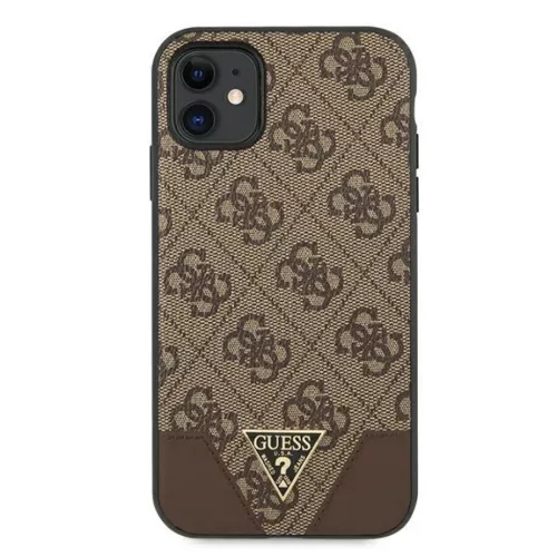 iPhone 11 Guess GUHCN61PU4GHBR 4G Triangle fekete-3666339016302 5 kép