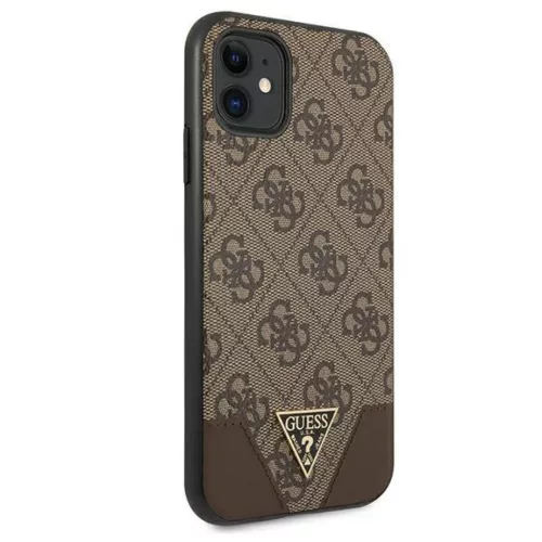 iPhone 11 Guess GUHCN61PU4GHBR 4G Triangle fekete-3666339016302 6 kép