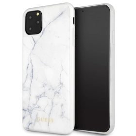 Guess iPhone 11 Pro Max tok fehér márvány mintázattal-3700740461389 1 kép