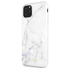 Guess iPhone 11 Pro Max tok fehér márvány mintázattal-3700740461389 2 kép