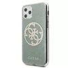 Guess Saffiano 4G Circle Logo iPhone 11 Pro MAX tok flitteres keki (GU-3700740469729 2 kép
