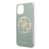 Guess Saffiano 4G Circle Logo iPhone 11 Pro MAX tok flitteres keki (GU-3700740469729 3 kép