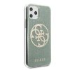 Guess Saffiano 4G Circle Logo iPhone 11 Pro MAX tok flitteres keki (GU-3700740469729 4 kép