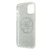 Guess Saffiano 4G Circle Logo iPhone 11 Pro MAX tok flitteres keki (GU-3700740469729 6 kép