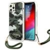 iPhone 12 Pro Max Guess GUHCP12LKSARKA Camo tok pánttal terepmintás -3666339004101 1 kép