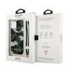 iPhone 12 Pro Max Guess GUHCP12LKSARKA Camo tok pánttal terepmintás -3666339004101 7 kép