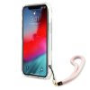 iPhone 12 Pro Max Guess GUHCP12LKSMAPI Marble tok pánttal pink-3666339004132 4 kép