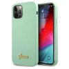 iPhone 12 Pro Max Guess GUHCP12LLSLMGGN Metal Logo Script tok világos-3700740494592 1 kép