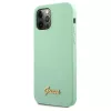 iPhone 12 Pro Max Guess GUHCP12LLSLMGGN Metal Logo Script tok világos-3700740494592 2 kép