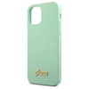 iPhone 12 Pro Max Guess GUHCP12LLSLMGGN Metal Logo Script tok világos-3700740494592 6 kép