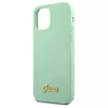 iPhone 12 Pro Max Guess GUHCP12LLSLMGGN Metal Logo Script tok világos-3700740494592 6 kép