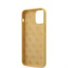 iPhone 12 Pro MAX Guess GUHCP12SLSLMGYE Metal Logo szilikon tok sárga-3700740481981 2 kép