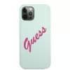 iPhone 12 Pro MAX Guess GUHCP12LLSVSBF Silicone Vintage tok kék