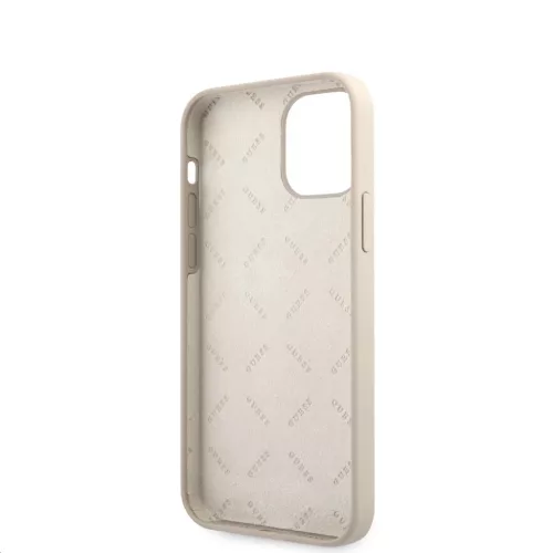 iPhone 12 Pro MAX Guess GUHCP12LLSVSGP Silicone Vintage tok szürke-3700740495261 2 kép