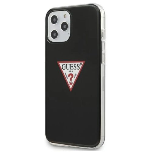 iPhone 12 Pro MAX Guess GUHCP12LPCUCTLBK Triangle tok fekete-3700740481950 1 kép